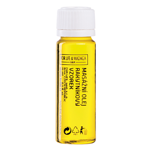 Obrázek z Masážní olej rakytníkový (hydrofilní) 15 ml, vzorek 